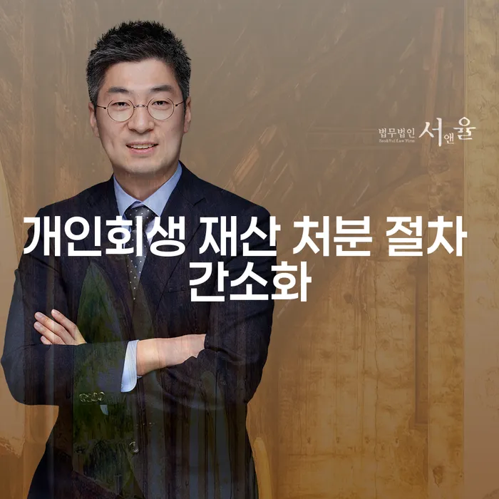 개인회생 재산 처분 절차 간소화란 무엇인가요?
