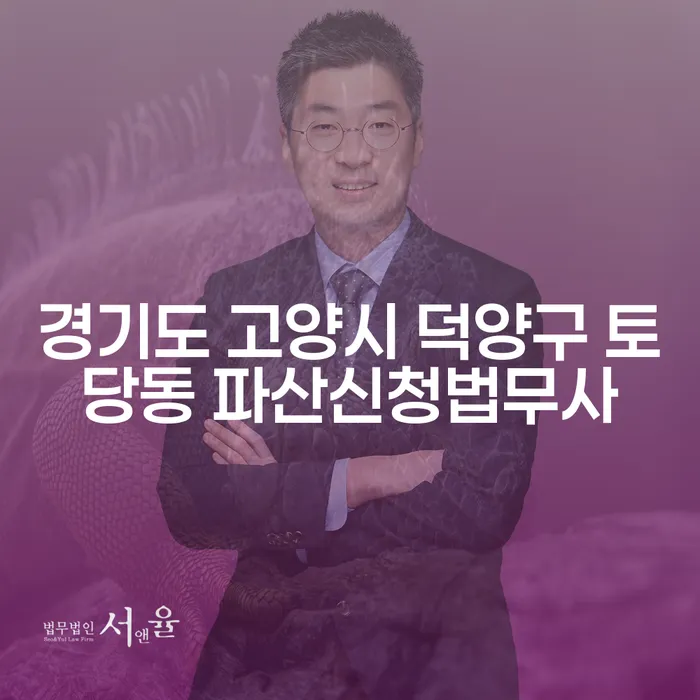 경기도 고양시 덕양구 토당동에서 파산 신청, 어떻게 해야 할까요?